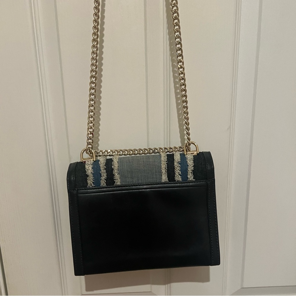 Michael Kors ๐Elegant Blue and White Denim Women's Bag - Picture 7 of 13
